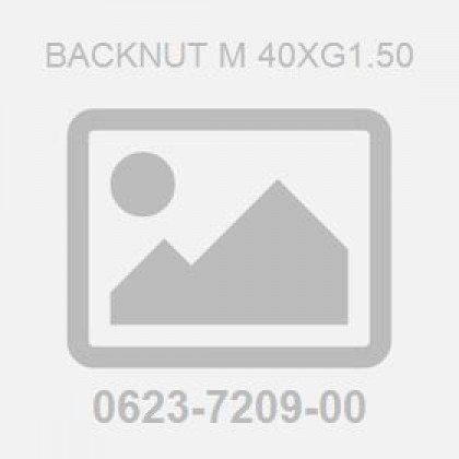 Backnut M 40Xg1.50